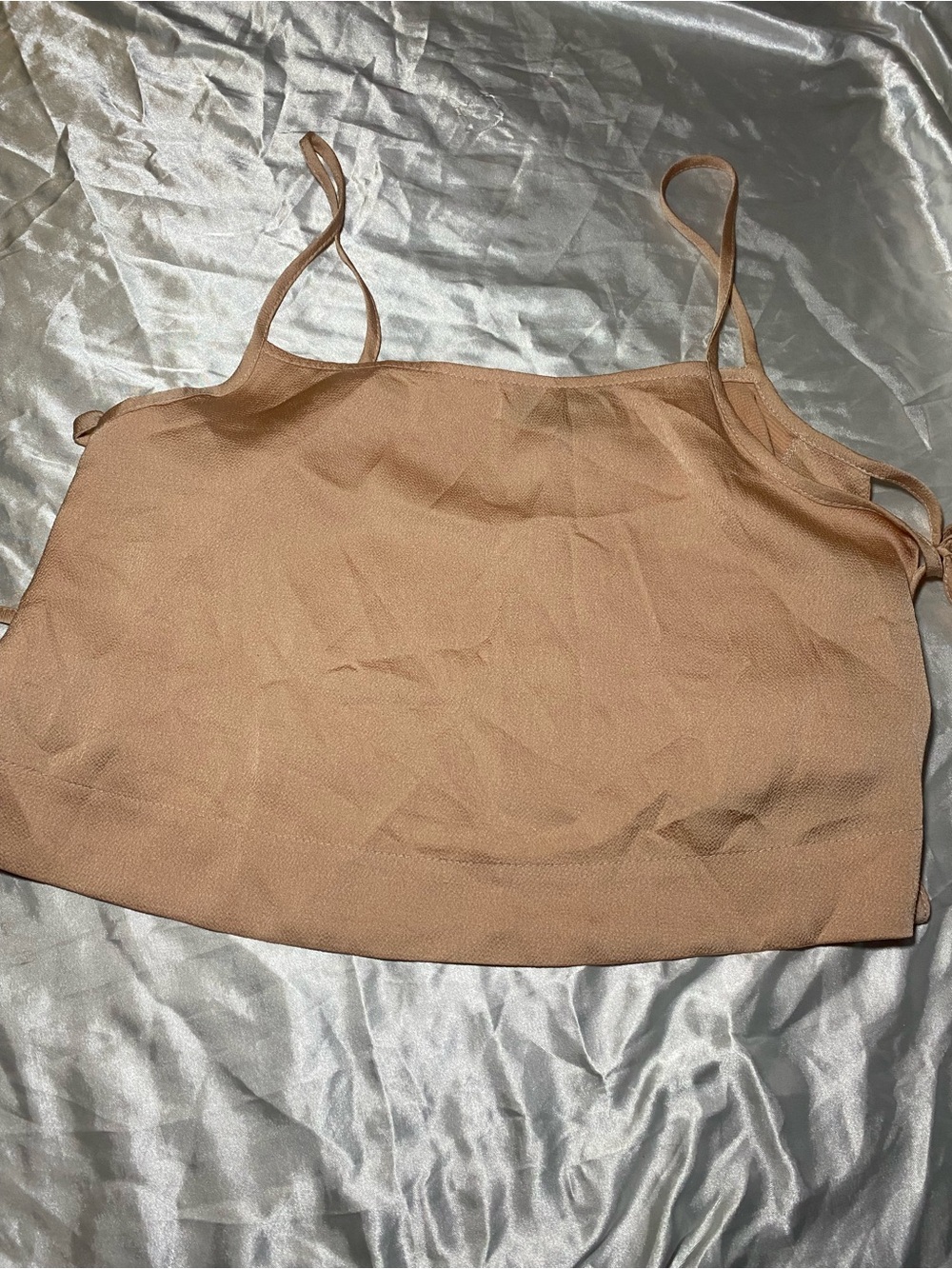 Topshop Tie up crop top